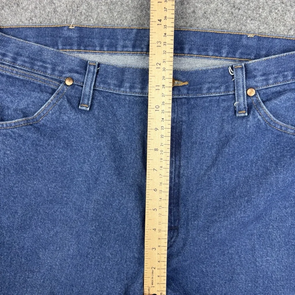 Wrangler Cowboy Cut Jeans Mens 36x30 Medium Wash Western 13MWZ Blue Denim Casual